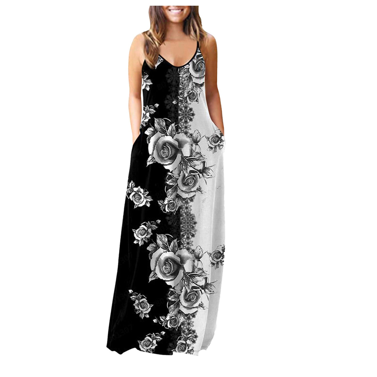Elegant Plus Size Long Dress for Women who Love Freedom and Love Beauty