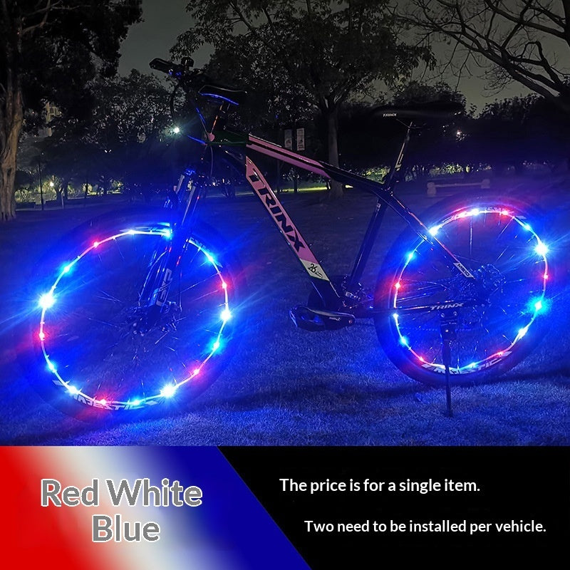 Of Colorful Illuminated Decorative Accessories For Mountain Bikes