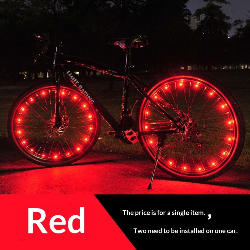 Of Colorful Illuminated Decorative Accessories For Mountain Bikes