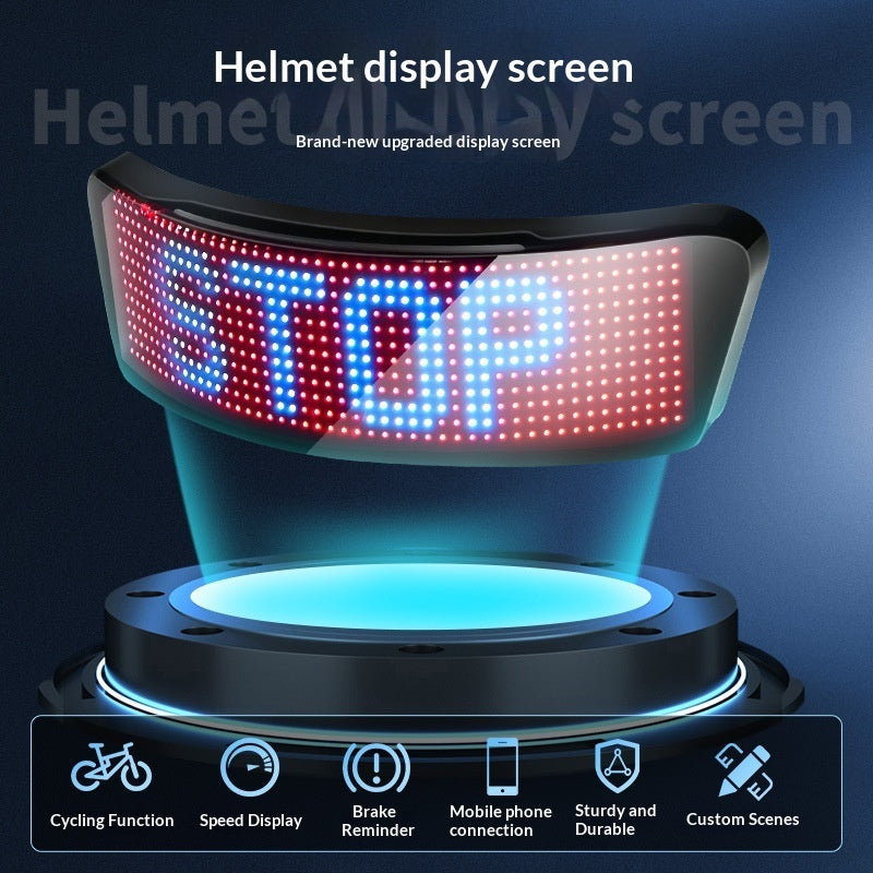 Motorcycle Light-up Helmet Screen For Bikes And Motorcyclescustomizable