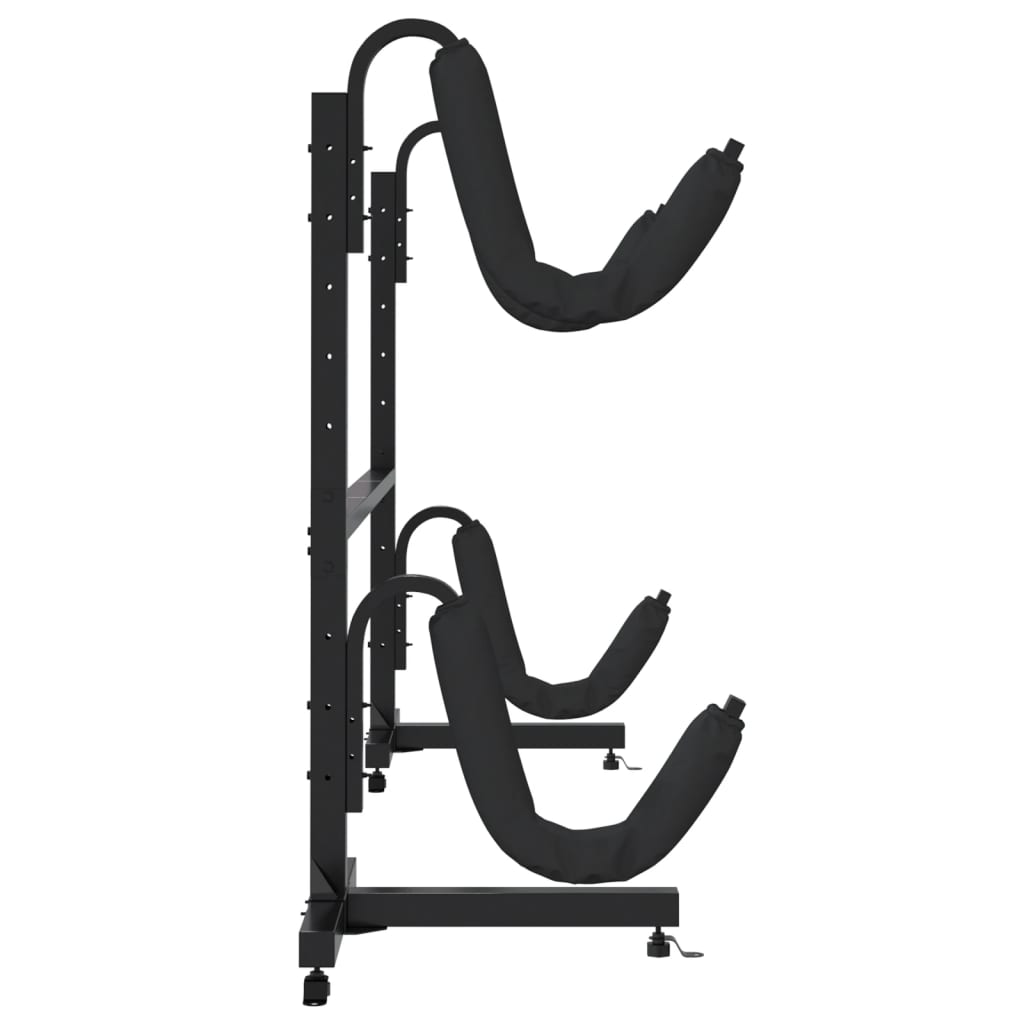 storage rack for 2 kayaks 250x57x127.5 cm steel