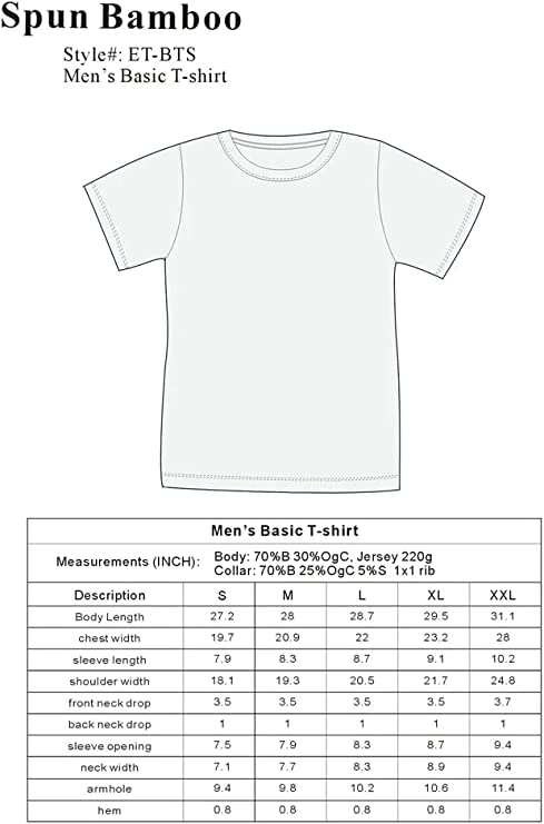 Men's Bamboo Short Sleeve T-Shirt