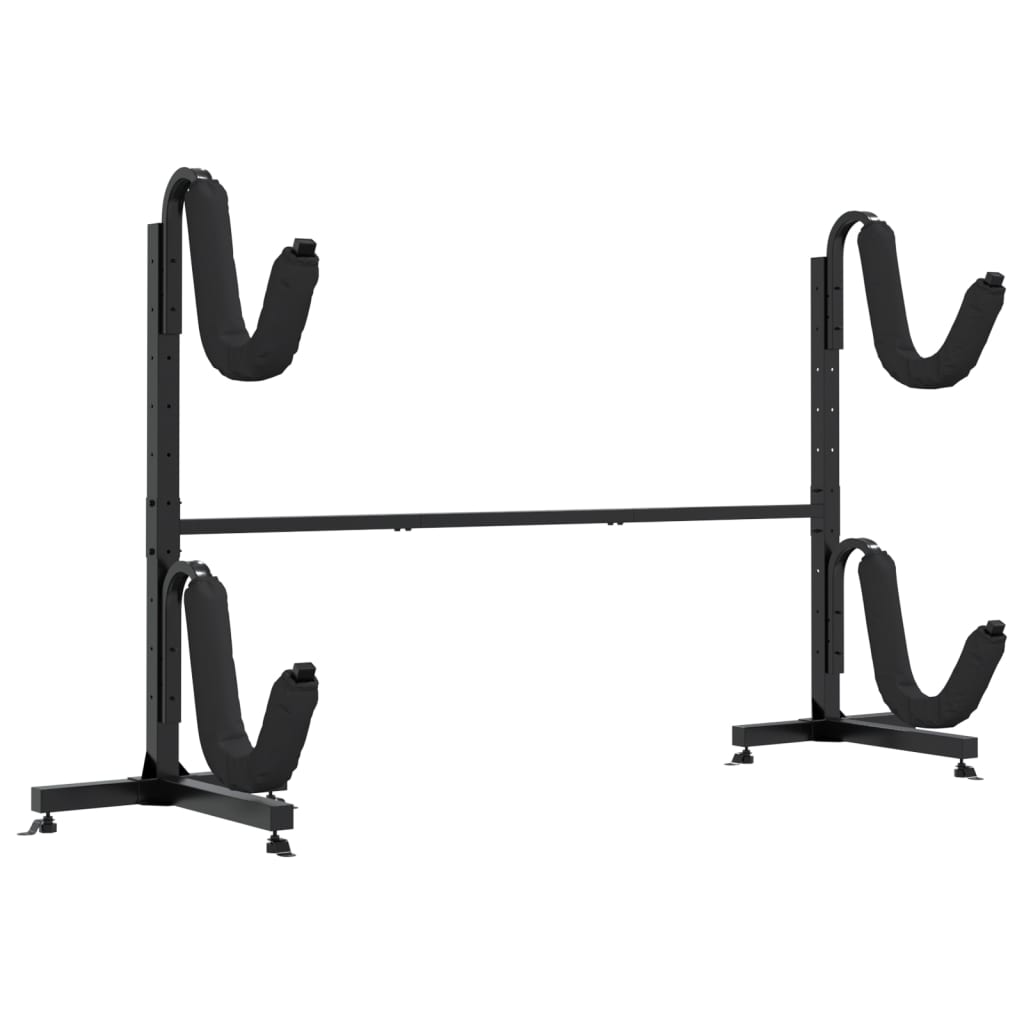 storage rack for 2 kayaks 250x57x127.5 cm steel