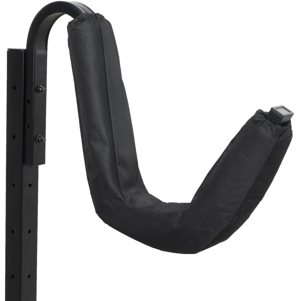 storage rack for 2 kayaks 250x57x127.5 cm steel