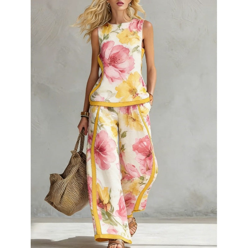 Bamboo Retro Casual Top Set