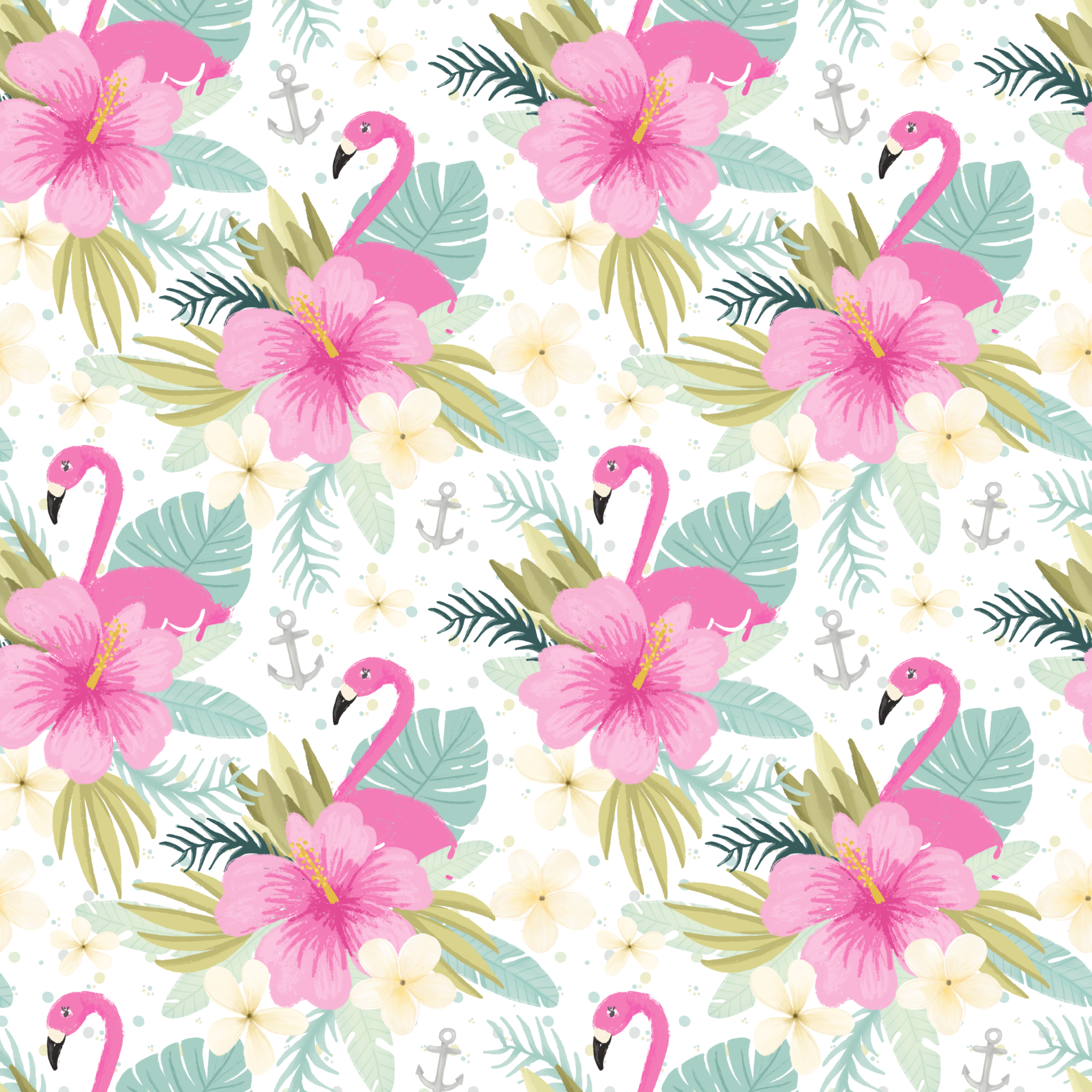 Pink Plumes & Blooms Romper