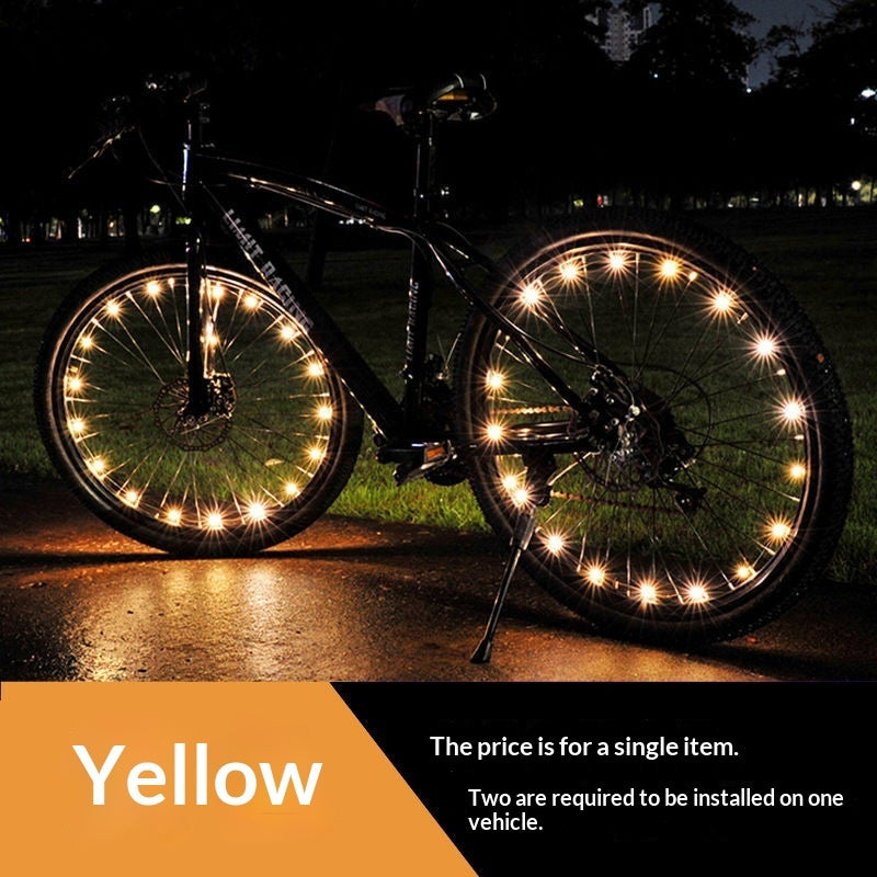 Of Colorful Illuminated Decorative Accessories For Mountain Bikes