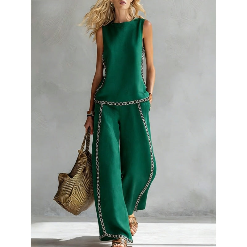 Bamboo Retro Casual Top Set