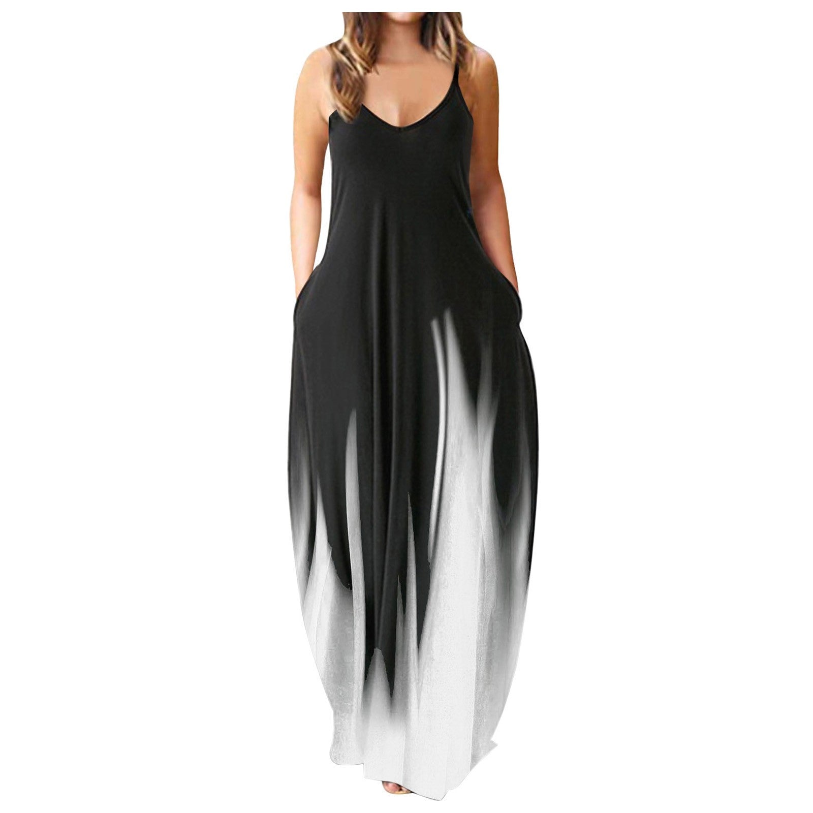 Elegant Plus Size Long Dress for Women who Love Freedom and Love Beauty
