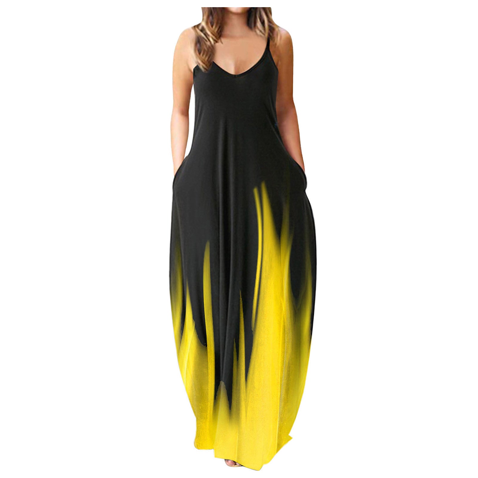 Elegant Plus Size Long Dress for Women who Love Freedom and Love Beauty