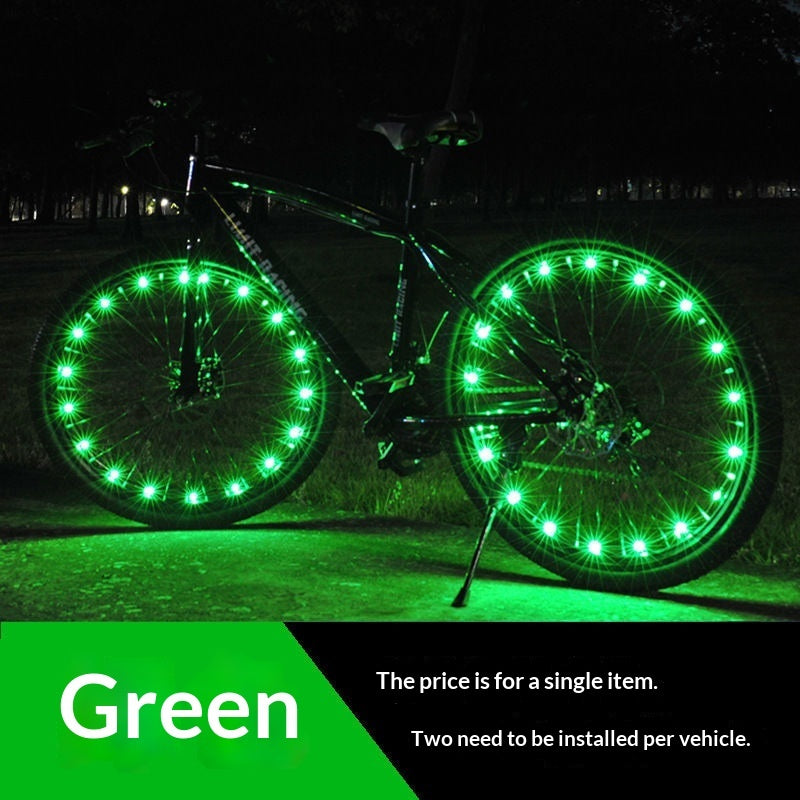 Of Colorful Illuminated Decorative Accessories For Mountain Bikes