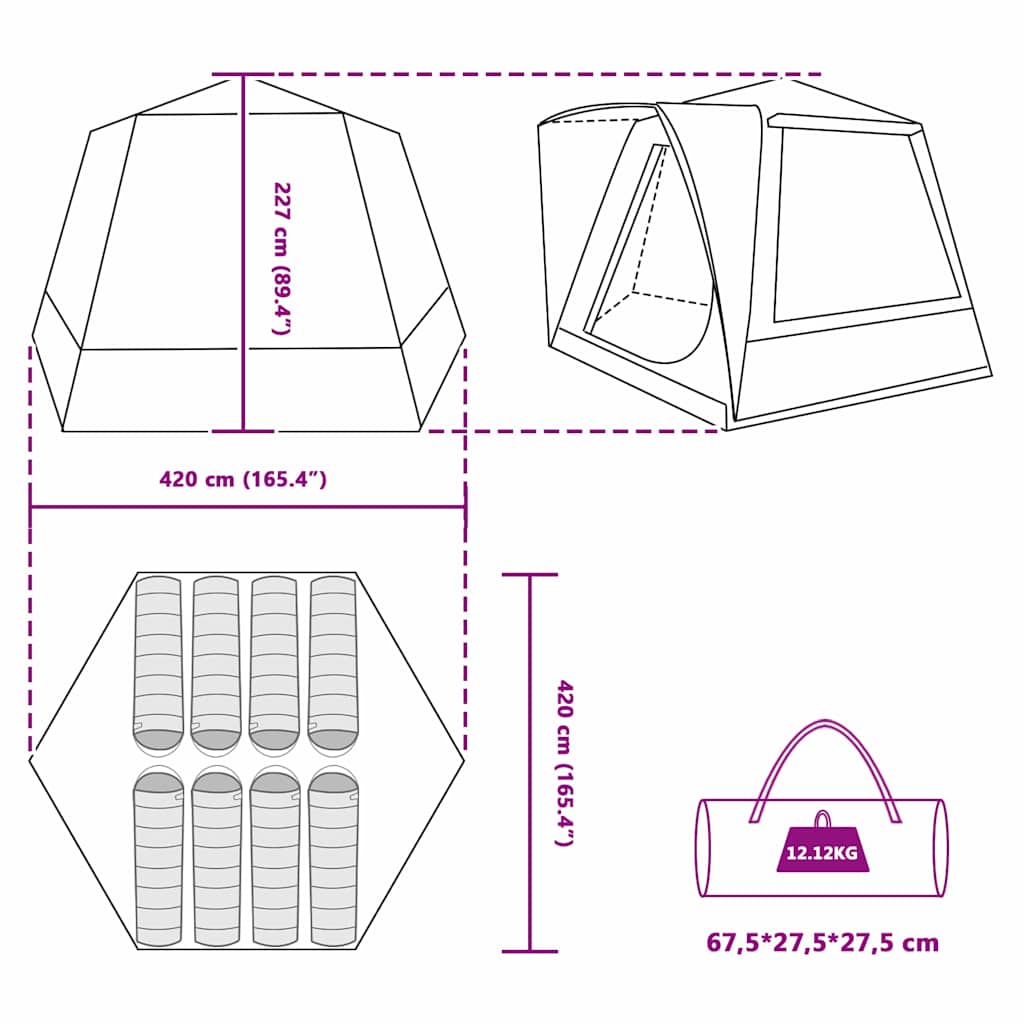 Camping Tent 420 x Polyester   Camping Tent 420