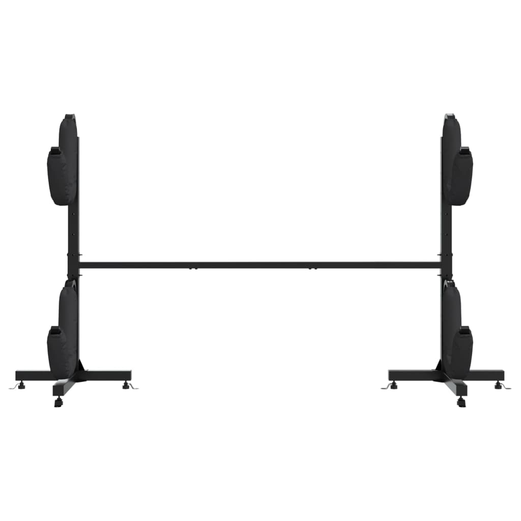 storage rack for 2 kayaks 250x57x127.5 cm steel