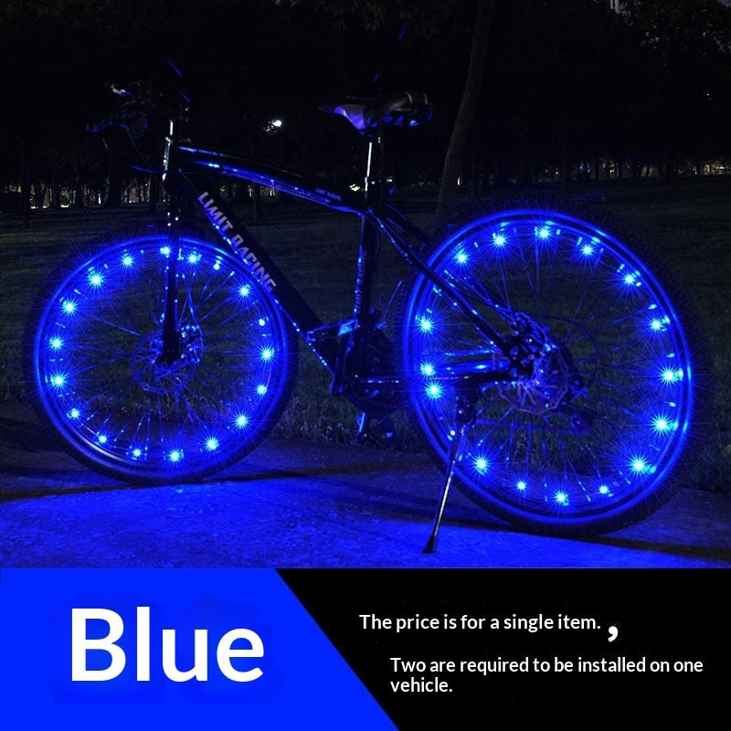 Of Colorful Illuminated Decorative Accessories For Mountain Bikes