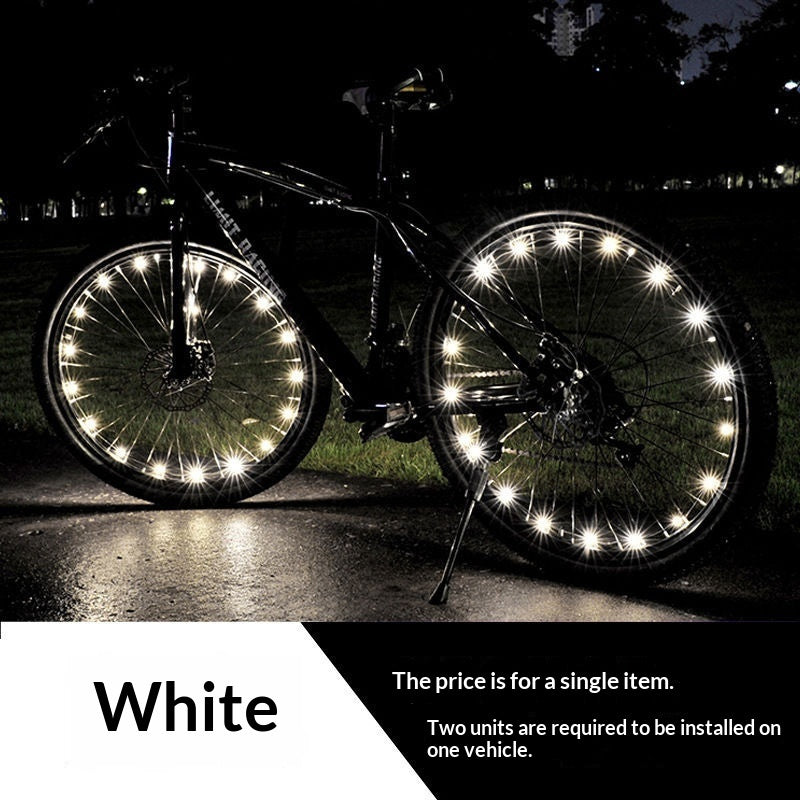 Of Colorful Illuminated Decorative Accessories For Mountain Bikes